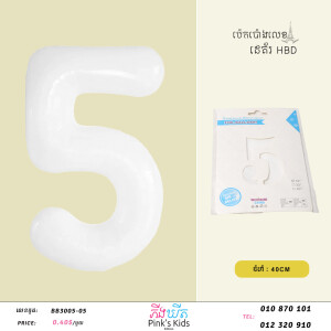 ប៉េងប៉ោងលេខ5-W-BB3005-05-5