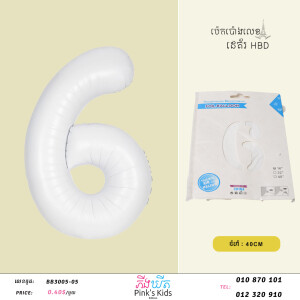 ប៉េងប៉ោងលេខ6-W-BB3005-05-6